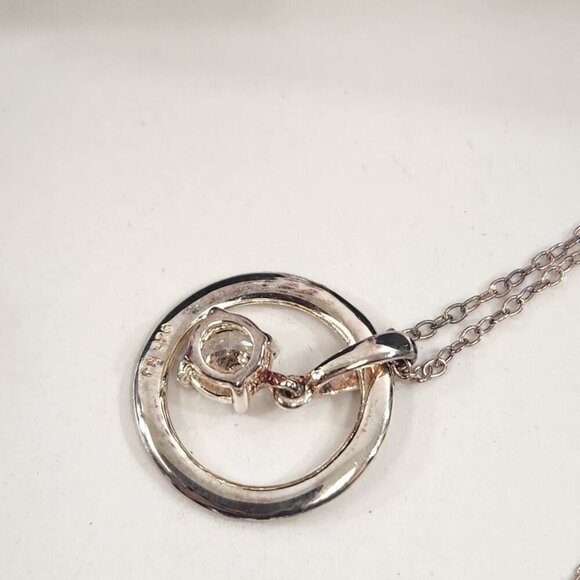 Avon Sterling Silver Heart Jewelry Bundle Pendant Ring of Love Faux Diamond - Picture 8 of 13